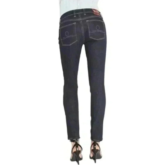 Lucky Brand Mid Rise Sofia Skinny  Jean Lapis Lazuli Dark Wash Women's size 2/26 - Picture 1 of 14